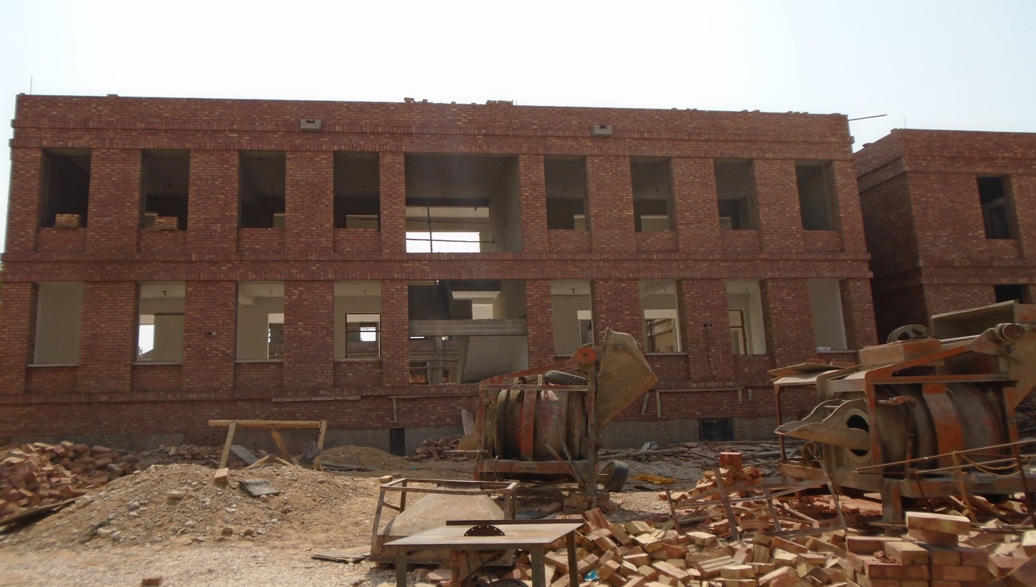 Construction of schools in District Sukkur, Sindh.